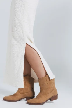 Springfield Falda midi crochet blanco Hot