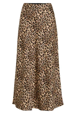 Vila Falda midi satén Marr&oacute;n Outlet