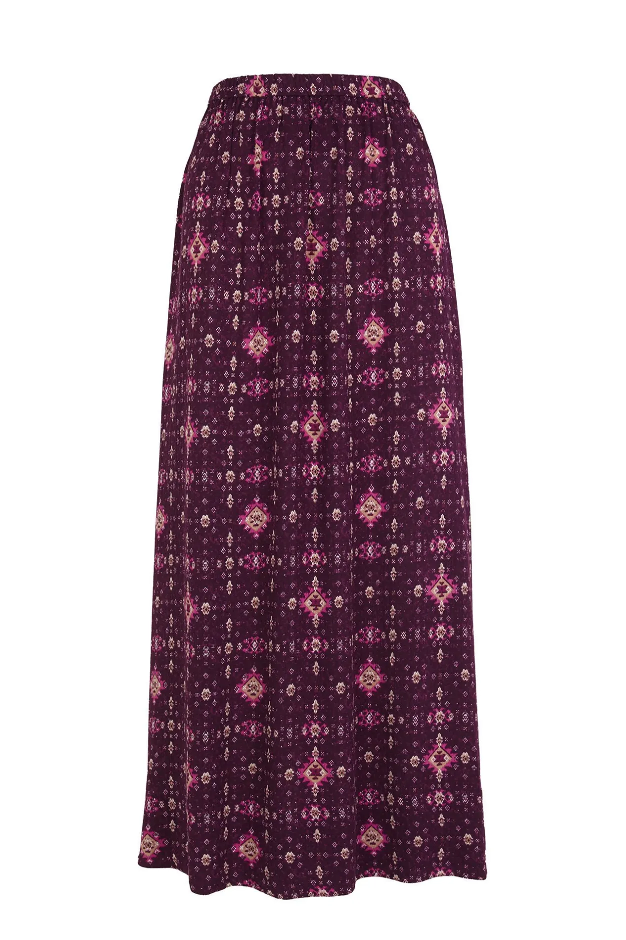 Slowlove Falda mido estampada Estampado morado Clearance