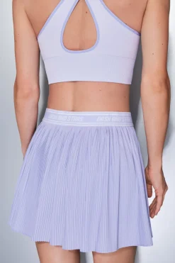 Dash and Stars Falda plisada lila malla interior morado/lila Hot