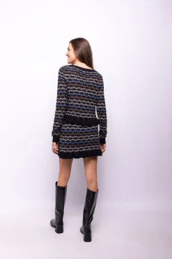 Object Falda punto volante Negro New