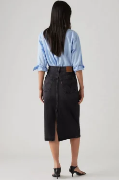 Levi's Falda vaquera HR Back Slit Levis® Negro Clearance