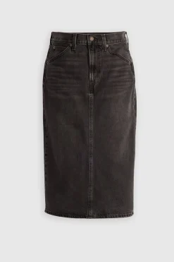 Levi's Falda vaquera HR Back Slit Levis® Negro Clearance