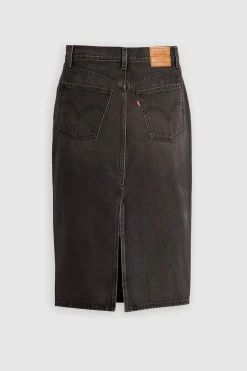 Levi's Falda vaquera HR Back Slit Levis® Negro Clearance