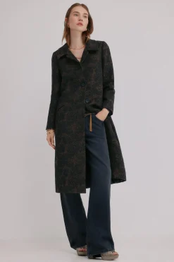 Hoss Intropia Fiorella. Levita jacquard Gris oscuro Online