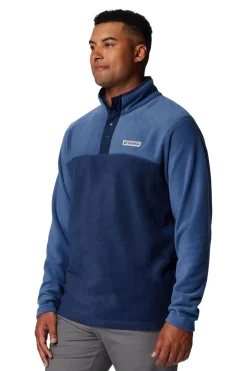 Columbia Forro polar con cierre medio a presión Steens Mountain™ II para hombre azul Sale