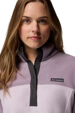 Columbia Forro polar con cierre medio morado/lila Sale