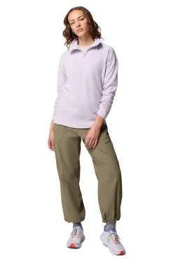 Columbia Forro polar con media cremallera morado/lila Sale