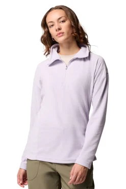 Columbia Forro polar con media cremallera morado/lila Sale