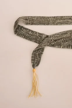 Slowlove Fular corbatero abalorios Verde Outlet