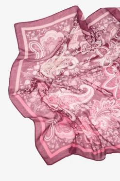 Cortefiel Fular estampado étnico Morado