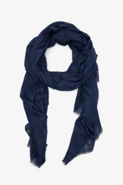 Cortefiel Fular estructura lurex Azul marino New