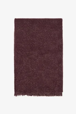 Cortefiel Fular estructura lurex Granate Hot