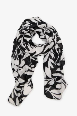 Cortefiel Fular floral bicolor Estampado gris New