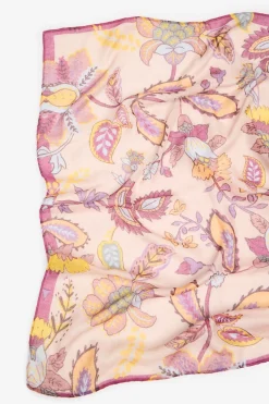 Cortefiel Fular flores Rosa