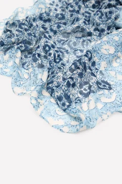 Cortefiel Fular leopardo plisado Estampado blanco New