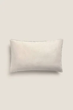 Textura Funda cojín terciopelo algodón 30x50cm. gris Sale