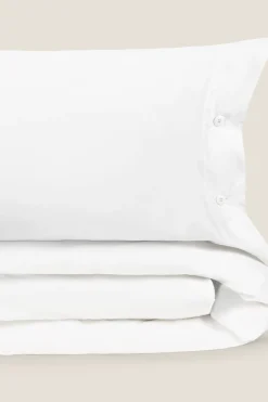 Textura Funda nórdica algodón satén. Cama 80-90cm. blanco Clearance