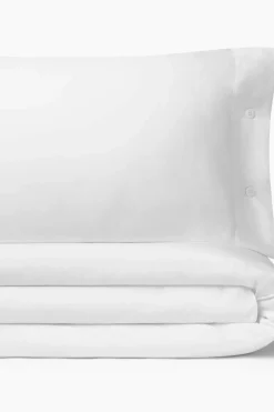 Textura Funda nórdica algodón satén. Cama 80-90cm. blanco Clearance