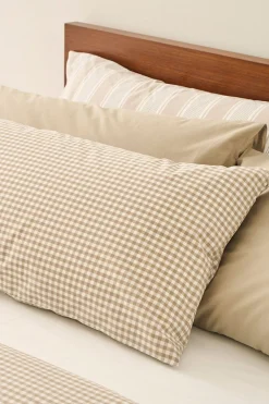 Bassols Fundas de almohada aran Beige Discount