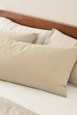 Bassols Fundas de almohada cotton Beige Clearance