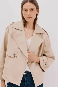 Cortefiel Gabardina corta Arena Outlet