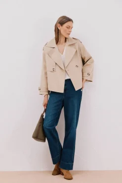 Cortefiel Gabardina corta Arena Outlet