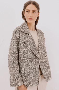 Cortefiel Gabardina corta Multicolor Online