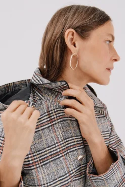 Cortefiel Gabardina satinada capucha desmontable Multicolor