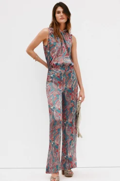 Hoss Intropia Gadea. Top halter estampado Multicolor