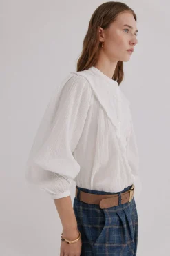 Hoss Intropia Gael. Blusa bordada Marfil Hot