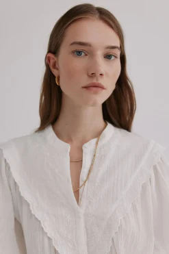 Hoss Intropia Gael. Blusa bordada Marfil Hot