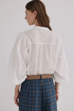 Hoss Intropia Gael. Blusa bordada Marfil Hot