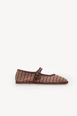 Hoss Intropia Gala. Venecianas de terciopelo de cuadros Granate Best