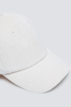 Springfield Gorra beisbolera pana beige blanco Clearance