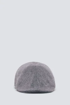 Springfield Gorra plana mezcla lana gris Outlet