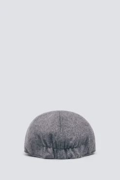 Springfield Gorra plana mezcla lana gris Outlet