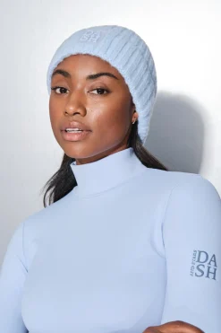 Dash and Stars Gorro punto bebé azul Discount