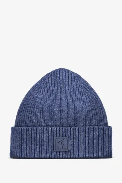 OOTO Gorro punto liso beanie Azul Hot