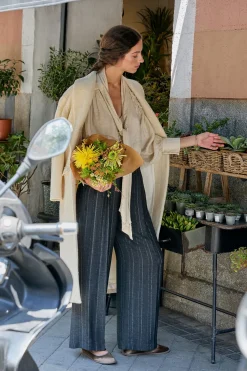 Hoss Intropia Gretel. Blusa lazada Estampado Beige Online