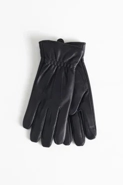PuroEGO Guantes piel vacuno Negro Hot