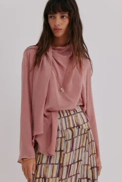 Hoss Intropia Guiada. Blusa con cruce asimétrico Marron Online