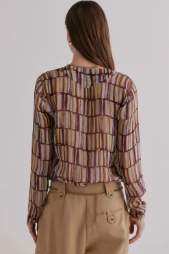 Hoss Intropia Guisselle. Blusa con cruce asimétrico Marfil Best