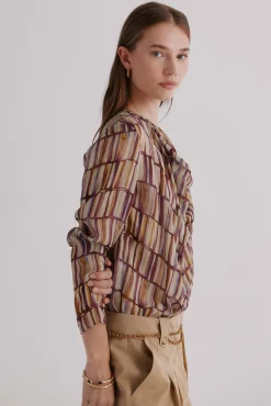 Hoss Intropia Guisselle. Blusa con cruce asimétrico Marfil Best