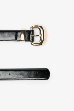 Cortefiel Hebilla hinchada belt Negro Outlet