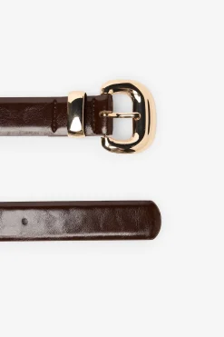 Cortefiel Hebilla hinchada belt Vino New