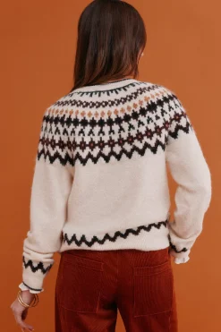 Hoss Intropia Ilma. Jersey grecas Beige Clearance