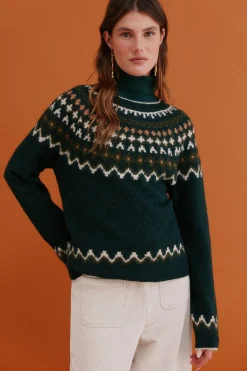 Hoss Intropia Ilma. Jersey grecas Verde Best