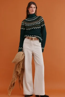 Hoss Intropia Ilma. Jersey grecas Verde Best