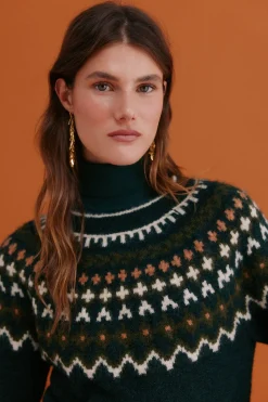 Hoss Intropia Ilma. Jersey grecas Verde Best